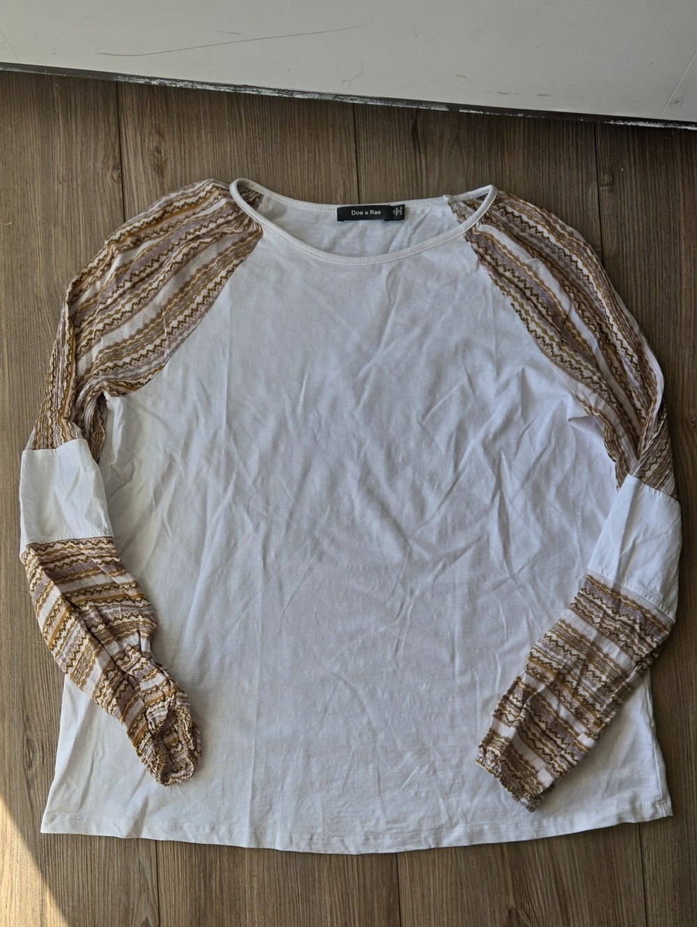 Doe & Rae Boho Long Sleeve Top